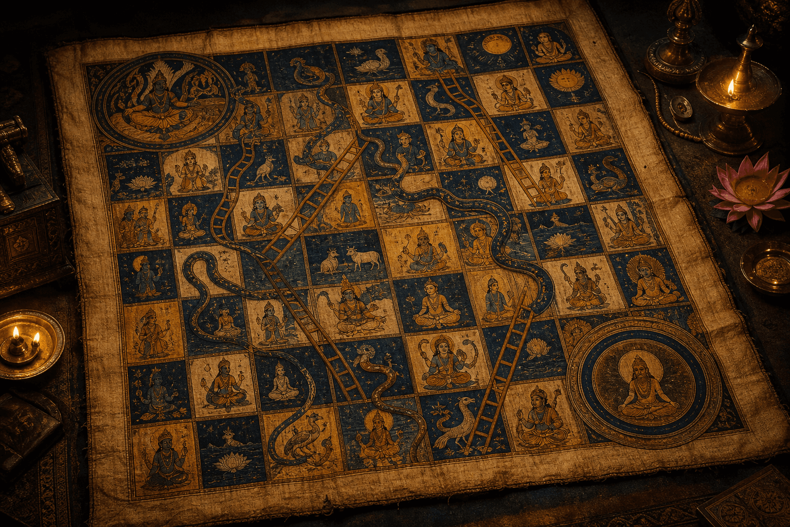 How Snakes and Ladders Began as a Spiritual Game
