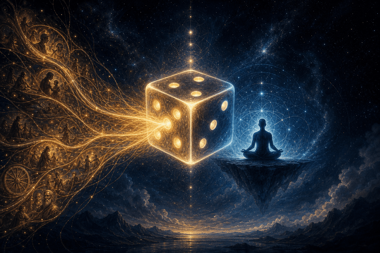 What the Dice Really Mean: Karma, Chance, and Free Will